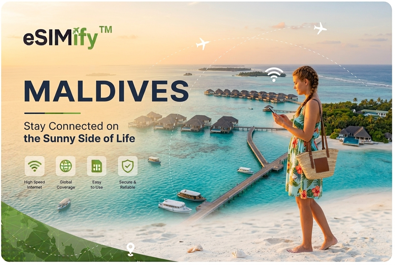 Best eSIM for Maldives 2026 : Cheapest maldives eSIM from India