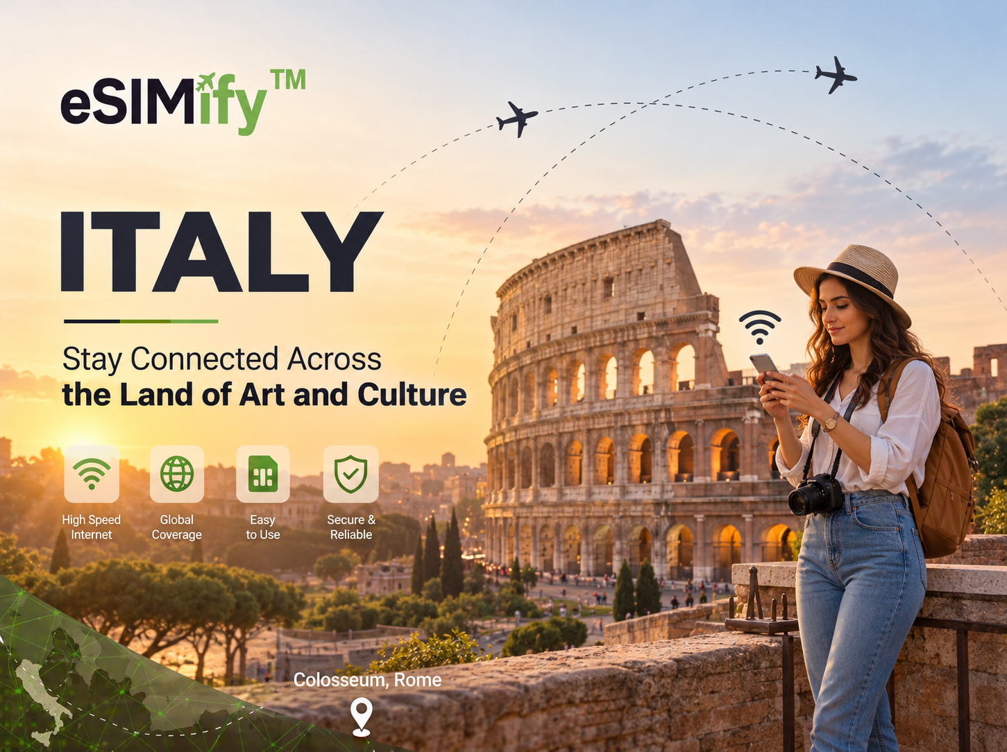 Stay Connected in the Italian Countryside: Best eSIM for Italy
